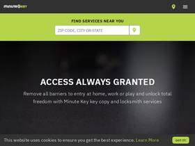 'minutekey.com' screenshot