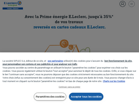 'primes-energie.leclerc' screenshot