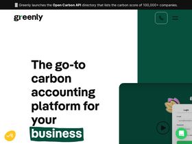 'greenly.earth' screenshot