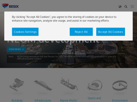 'besix.com' screenshot