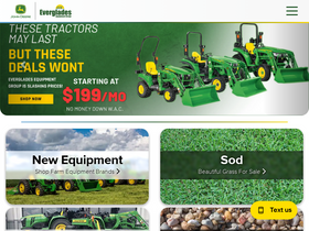 'evergladesfarmequipment.com' screenshot