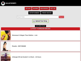 'naijafindmp3.com' screenshot