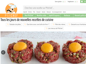 'ptitchef.com' screenshot