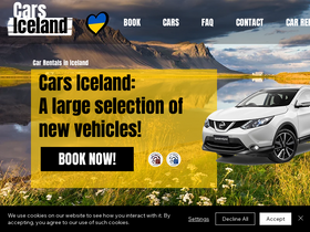 'carsiceland.com' screenshot