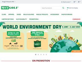 'mstgolf.com' screenshot