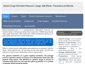 'genericdrugscan.com' screenshot