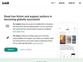 'inkitt.com' screenshot