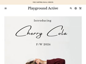 Playground Active website screenshot