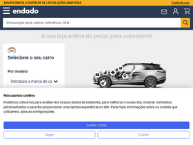 'endado.pt' screenshot