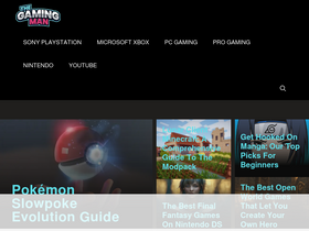 'thegamingman.com' screenshot