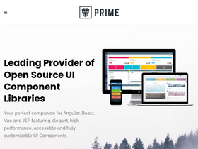 'primefaces.org' screenshot