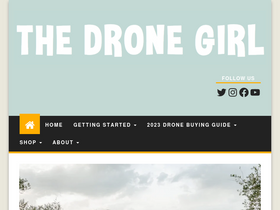 'thedronegirl.com' screenshot
