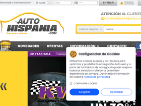 'autohispania.com' screenshot