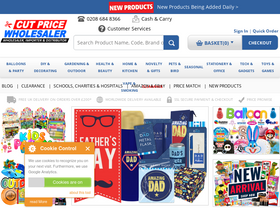 'cutpricewholesaler.com' screenshot