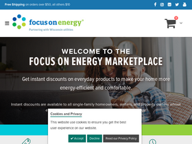 'focusonenergymarketplace.com' screenshot