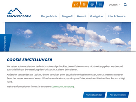 'berchtesgaden.de' screenshot