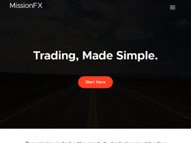'missionfx.us' screenshot