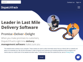 'dispatchtrack.com' screenshot