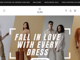 Ena wears website screenshot