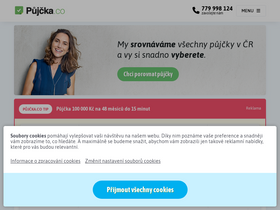 'pujcka.co' screenshot