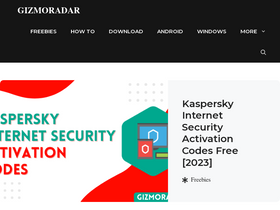 'gizmoradar.com' screenshot