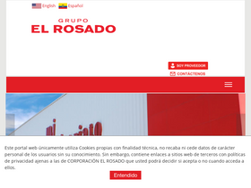 'elrosado.com' screenshot