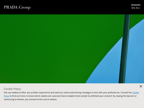 'pradagroup.com' screenshot