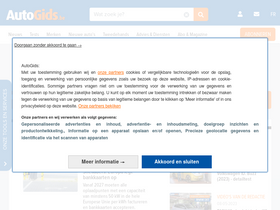 'autogids.be' screenshot