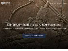 'madainproject.com' screenshot