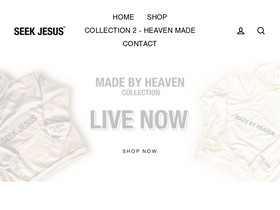 'seekjesus.co' screenshot