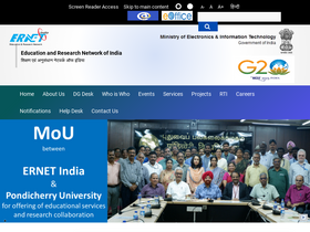 'uohyd.ernet.in' screenshot