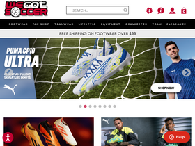 'wegotsoccer.com' screenshot