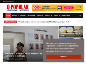 'opopularjm.com.br' screenshot