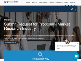 'researchnester.com' screenshot