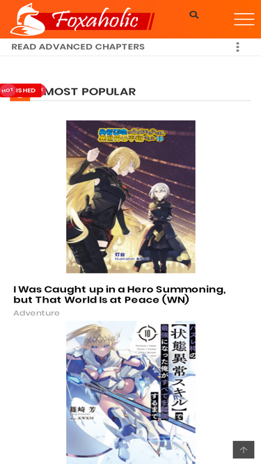 I Was Caught up in a Hero Summoning, but That World Is at Peace (WN) -  Novel Updates