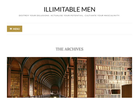 'illimitablemen.com' screenshot