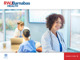 'rwjbarnabashealthcareers.org' screenshot