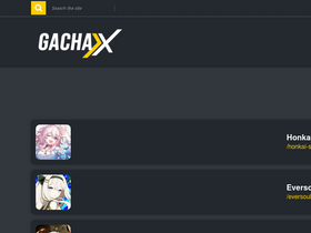 'gachax.com' screenshot
