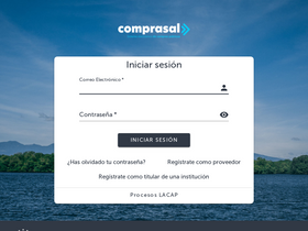 'comprasal.gob.sv' screenshot