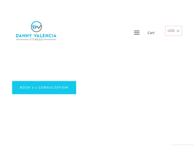dannyvalencia.com homepage screenshot