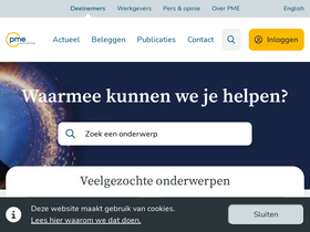 'pmepensioen.nl' screenshot