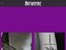 'artwoonz.com' screenshot