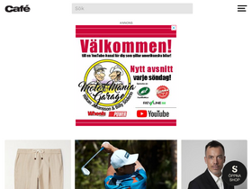 'cafe.se' screenshot