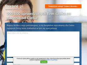 'favore.pl' screenshot
