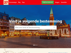 '27vakantiedagen.nl' screenshot