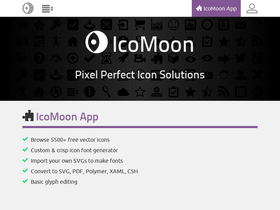 'icomoon.io' screenshot