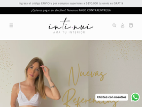 intinui.co homepage screenshot