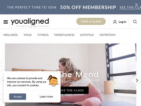 'youaligned.com' screenshot