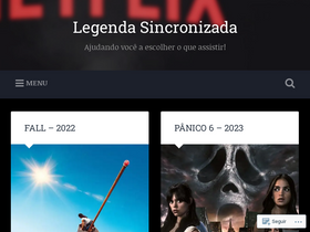 'legendasincronizada.com' screenshot