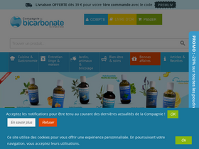 'compagnie-bicarbonate.com' screenshot